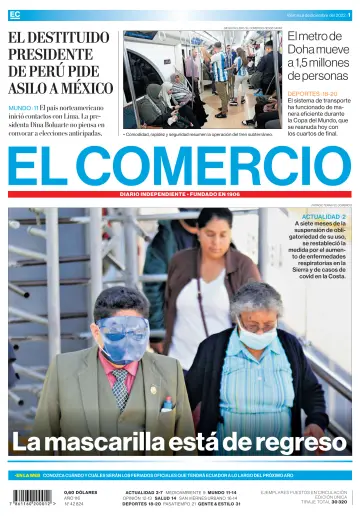 El Comercio (Ecuador) - 09 déc. 2022