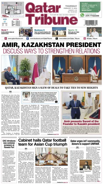 Qatar Tribune - 15 Feb 2024