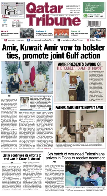 Qatar Tribune - 21 Feb 2024