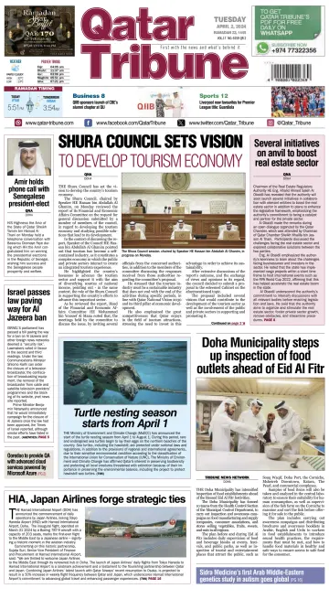 Qatar Tribune - 2 Apr 2024