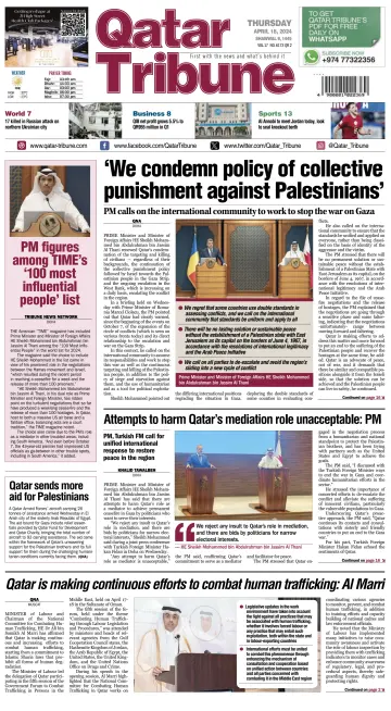 Qatar Tribune - 18 abril 2024