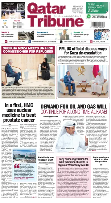 Qatar Tribune - 29 abril 2024
