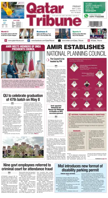 Qatar Tribune - 3 May 2024