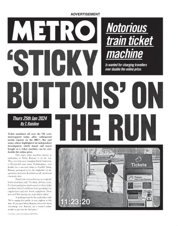 Metro (UK) - 25 Jan 2024