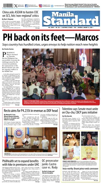 Manila Standard - 13 Jan 2024