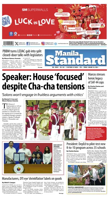 Manila Standard - 26 Jan 2024