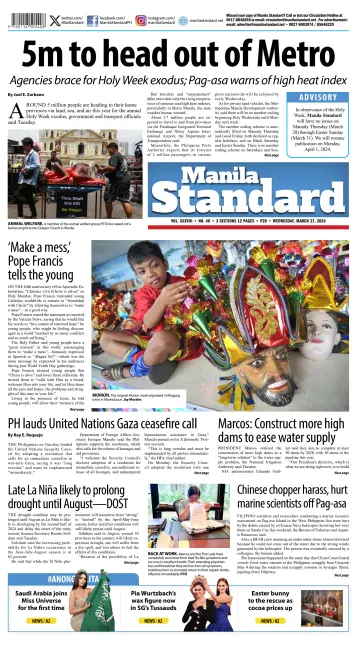 Manila Standard - 27 Mar 2024