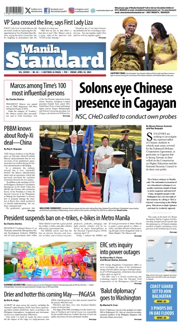 Manila Standard - 19 abril 2024