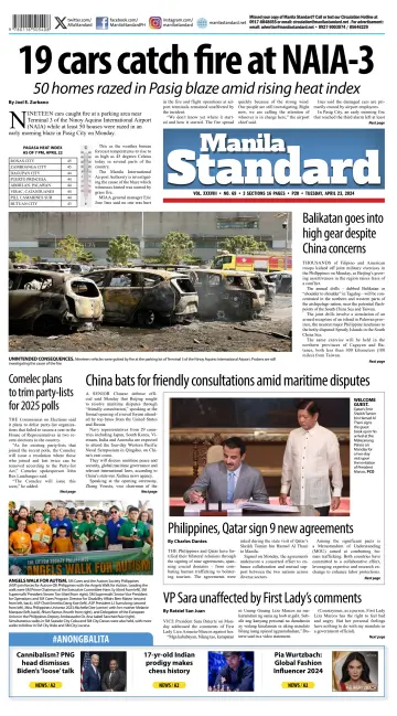 Manila Standard - 23 四月 2024