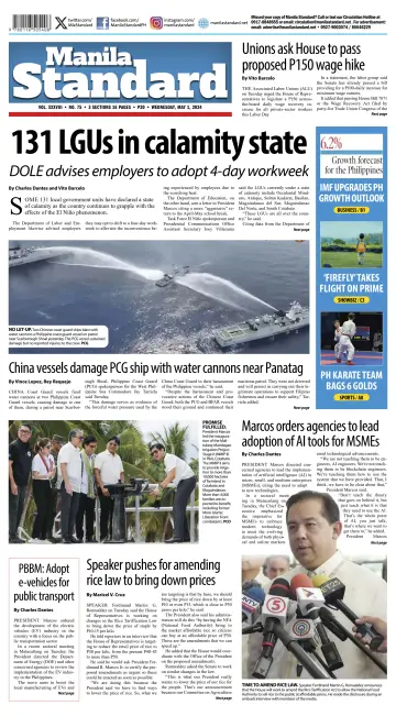 Manila Standard - 01 mayo 2024