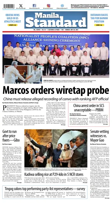 Manila Standard - 20 May 2024