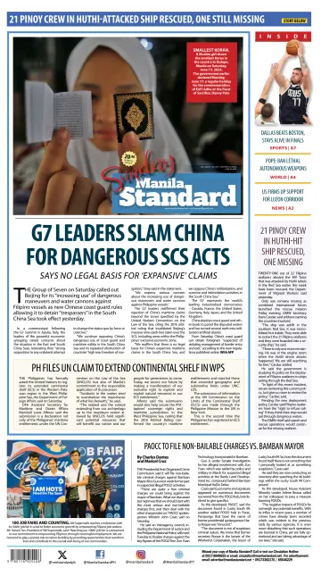 Manila Standard - 16 Jun 2024