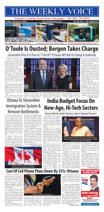 The Weekly Voice - 4 Feb 2022