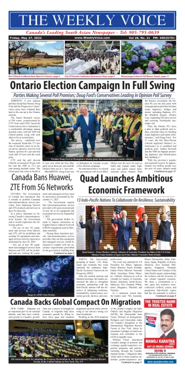 The Weekly Voice - 27 May 2022