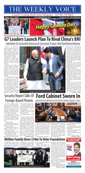 The Weekly Voice - 1 Jul 2022