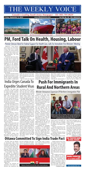 The Weekly Voice - 2 Sep 2022