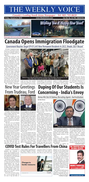 The Weekly Voice - 6 Jan 2023