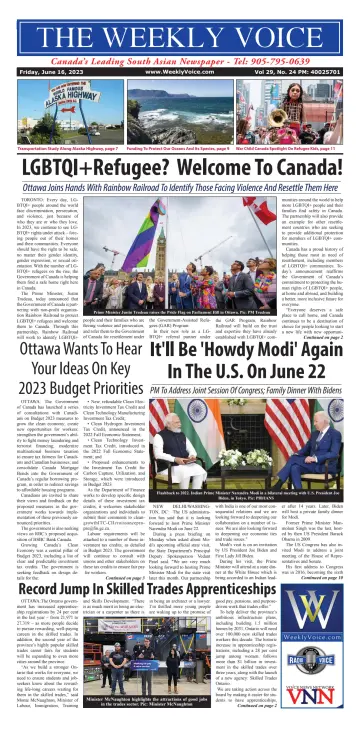 The Weekly Voice - 16 Jun 2023