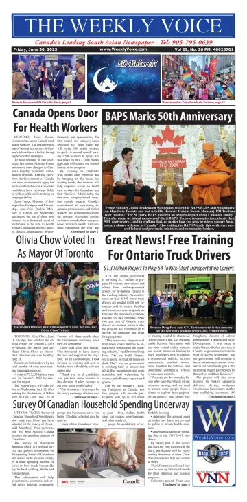 The Weekly Voice - 30 Jun 2023