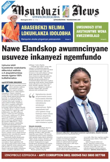 Msunduzi News (Zulu) - 14 一月 2019