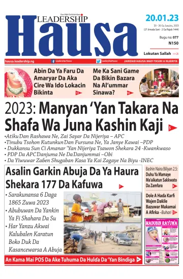 Leadership Hausa - 20 janv. 2023