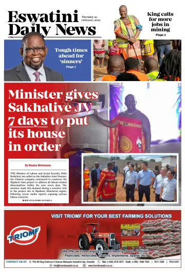 Eswatini Daily News - 22 Feb 2024
