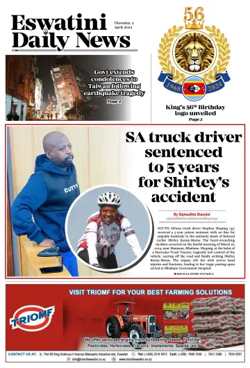 Eswatini Daily News - 4 Apr 2024