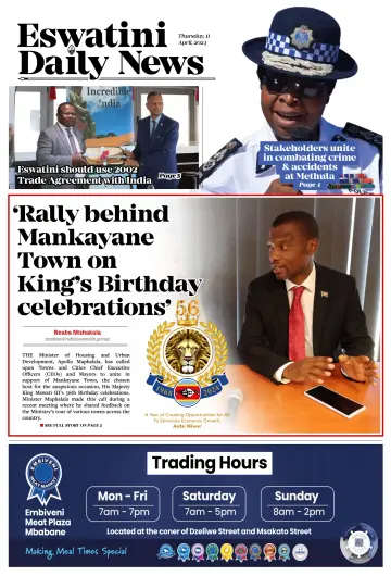 Eswatini Daily News - 11 Apr 2024