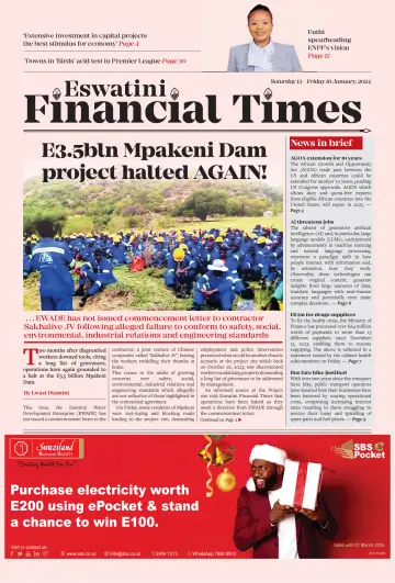 Eswatini Financial Times - 13 Jan 2024