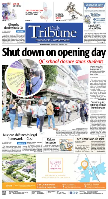 Daily Tribune (Philippines) - 17 Aug 2022