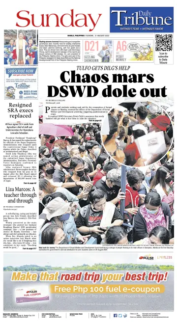 Daily Tribune (Philippines) - 21 Aug 2022