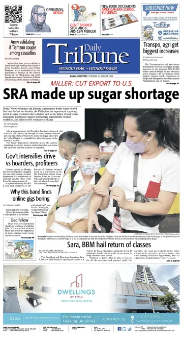 Daily Tribune (Philippines) - 23 Aug 2022
