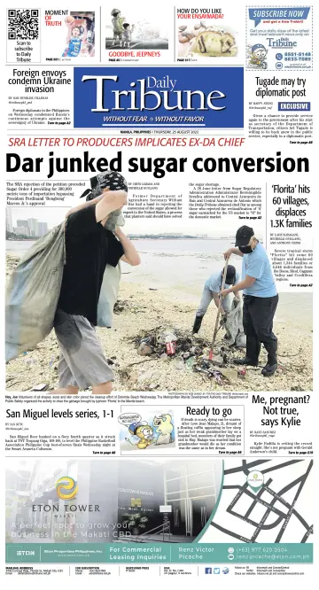 Daily Tribune (Philippines) - 25 Aug 2022