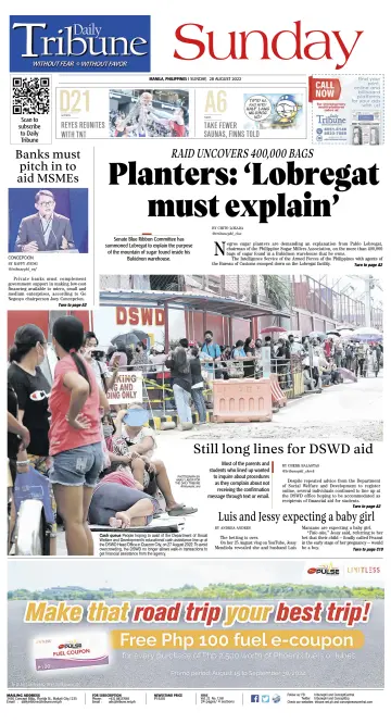 Daily Tribune (Philippines) - 28 Aug 2022