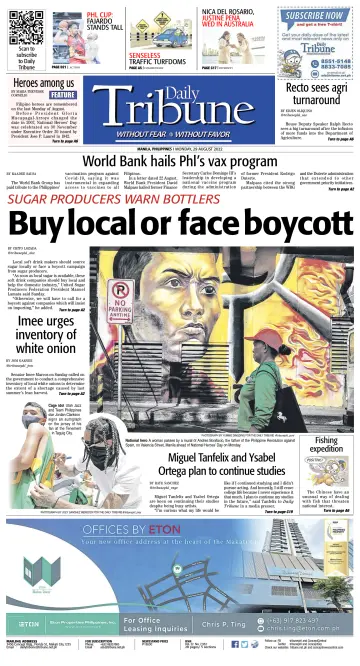 Daily Tribune (Philippines) - 29 Aug 2022