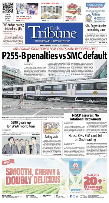 Daily Tribune (Philippines) - 15 Sep 2022