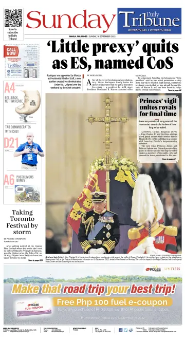 Daily Tribune (Philippines) - 18 Sep 2022