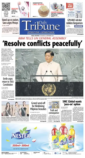 Daily Tribune (Philippines) - 22 Sep 2022