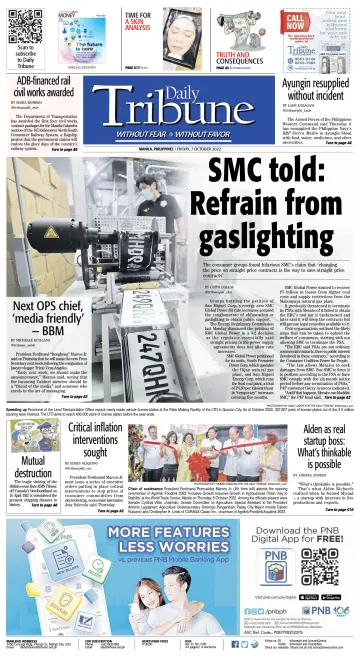 Daily Tribune (Philippines) - 7 Oct 2022