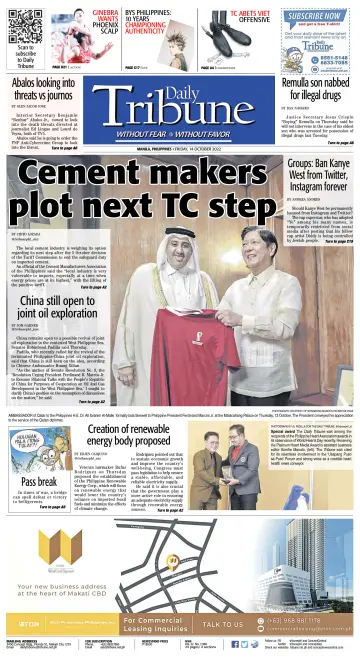 Daily Tribune (Philippines) - 14 Oct 2022