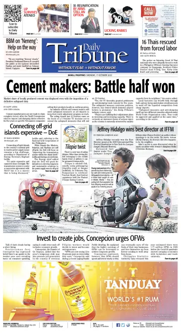 Daily Tribune (Philippines) - 17 Oct 2022