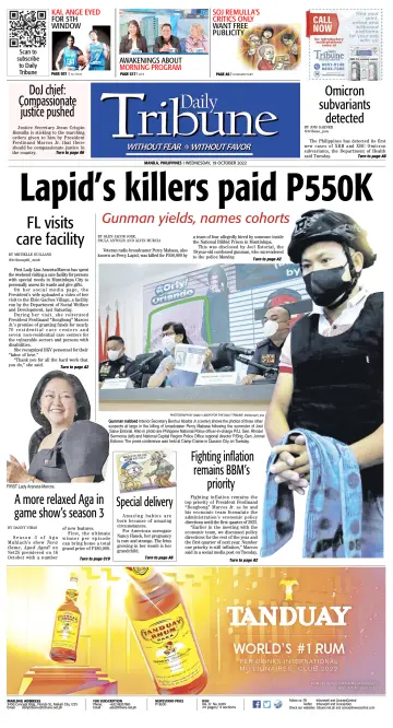Daily Tribune (Philippines) - 19 Oct 2022