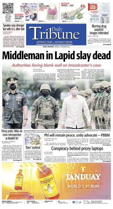 Daily Tribune (Philippines) - 21 Oct 2022