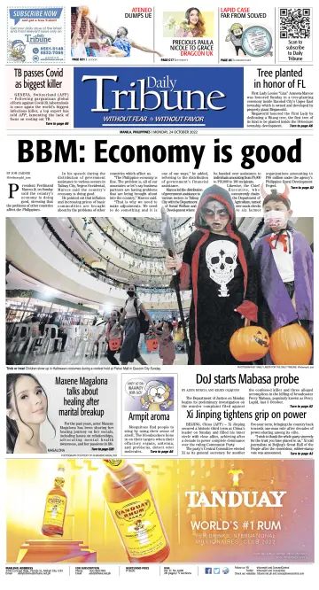 Daily Tribune (Philippines) - 24 Oct 2022