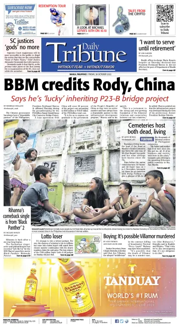 Daily Tribune (Philippines) - 28 Oct 2022