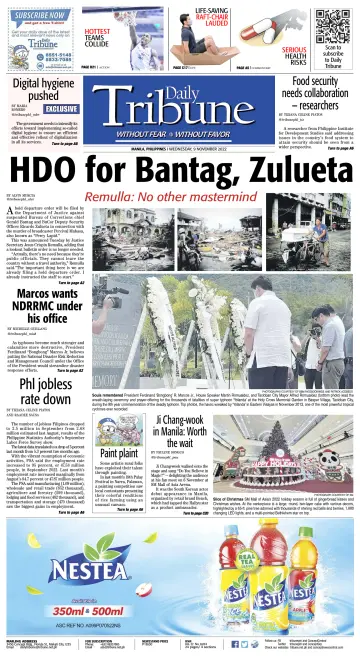 Daily Tribune (Philippines) - 9 Nov 2022