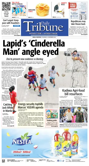 Daily Tribune (Philippines) - 10 Nov 2022