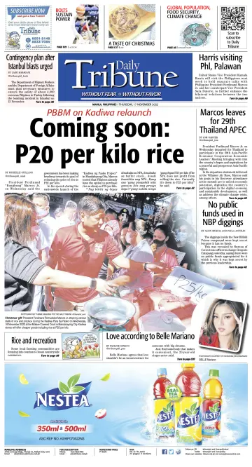 Daily Tribune (Philippines) - 17 Nov 2022