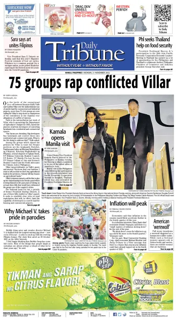 Daily Tribune (Philippines) - 21 Nov 2022