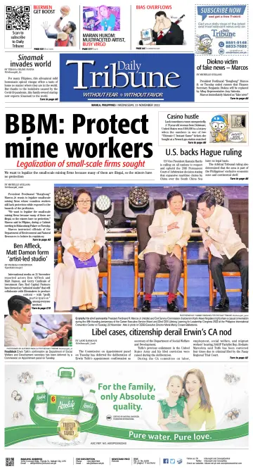 Daily Tribune (Philippines) - 23 Nov 2022